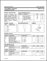 datasheet for BUK7514-55A by Philips Semiconductors