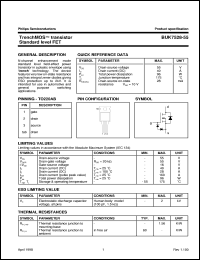 datasheet for BUK7528-55 by Philips Semiconductors