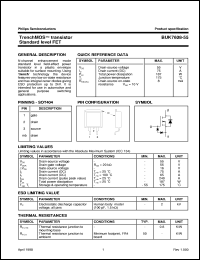 datasheet for BUK7608-55A by Philips Semiconductors