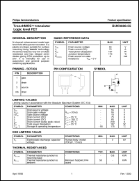 datasheet for BUK9608-55 by Philips Semiconductors