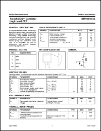 datasheet for BUK9618-55 by Philips Semiconductors