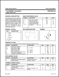 datasheet for BUK9620-55 by Philips Semiconductors