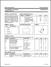 datasheet for BUK98150-55 by Philips Semiconductors