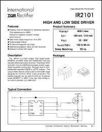 datasheet for IR2101 by International Rectifier