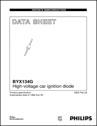 datasheet for BYX134G by Philips Semiconductors