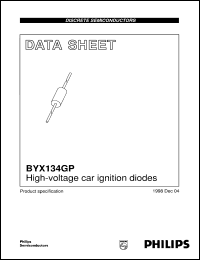 datasheet for BYX134GP by Philips Semiconductors