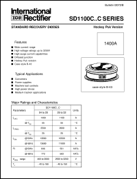 datasheet for SD110OC32C by International Rectifier