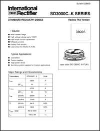 datasheet for SD300OC10K by International Rectifier