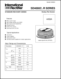 datasheet for SD400OC40R by International Rectifier