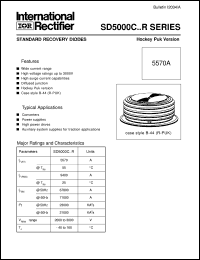 datasheet for SD500OC30R by International Rectifier