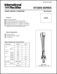 datasheet for ST330S16P0 by International Rectifier