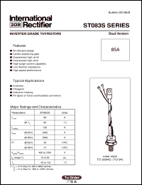 datasheet for ST083S12PFK0 by International Rectifier