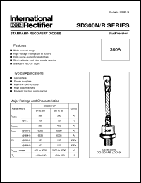 datasheet for SD300N32PBC by International Rectifier