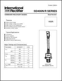 datasheet for SD400N24PBC by International Rectifier