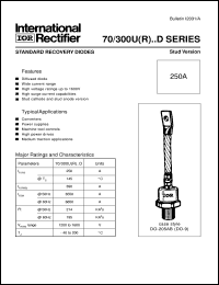 datasheet for 300UR120AYPD by International Rectifier