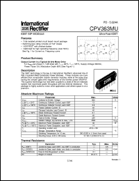 datasheet for CPV363MU by International Rectifier