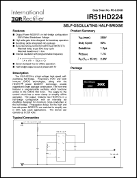 datasheet for IR51HD224 by International Rectifier