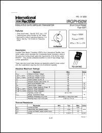 datasheet for IRGPH50M by International Rectifier