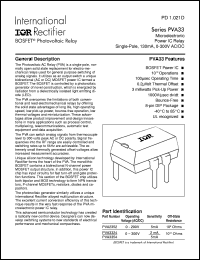 datasheet for PVA2352 by International Rectifier