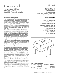 datasheet for PVD1352 by International Rectifier