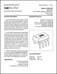 datasheet for PVI5013R by International Rectifier