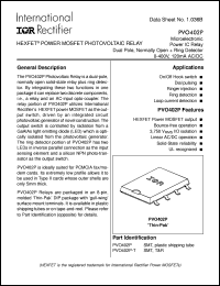 datasheet for PVO402P by International Rectifier