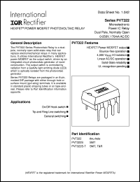 datasheet for PVT322 by International Rectifier