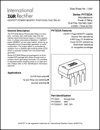 datasheet for PVT322AS-T by International Rectifier