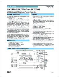 datasheet for SK70707HDX by Level One Communications