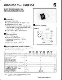 datasheet for 2KBP005G by 