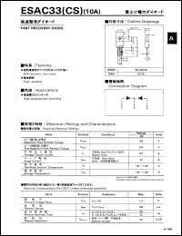 datasheet for ESAC33(CS) by 