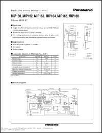 datasheet for MIP160 by Panasonic - Semiconductor Company of Matsushita Electronics Corporation
