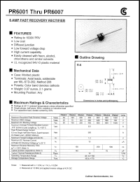 datasheet for PR6003 by 