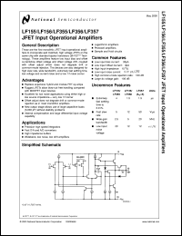 datasheet for LF356BH by 