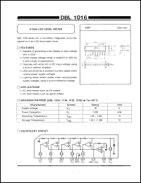 datasheet for DBL1016 by Daewoo Semiconductor