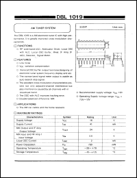 datasheet for DBL1019 by Daewoo Semiconductor