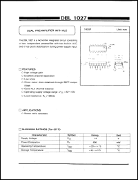 datasheet for DBL1027 by Daewoo Semiconductor