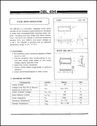 datasheet for DBL494-V by Daewoo Semiconductor