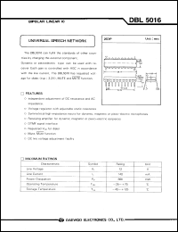datasheet for DBL5016 by Daewoo Semiconductor