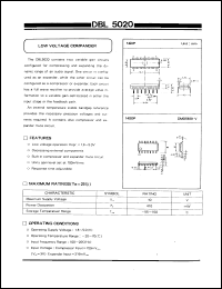 datasheet for DBL5020-V by Daewoo Semiconductor