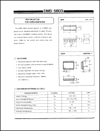 datasheet for DMD5603-V by Daewoo Semiconductor