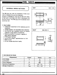 datasheet for DBL5022-V by Daewoo Semiconductor