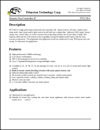 datasheet for PT2128A-B20 by Princeton Technology Corp.