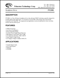 datasheet for PT2308L by Princeton Technology Corp.