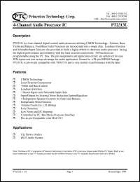 datasheet for PT2313L-D by Princeton Technology Corp.