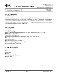 datasheet for PT2388 by Princeton Technology Corp.