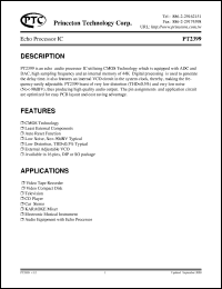 datasheet for PT2399 by Princeton Technology Corp.