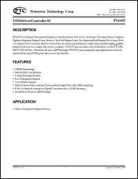 datasheet for PT6355 by Princeton Technology Corp.