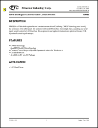 datasheet for PT6956 by Princeton Technology Corp.