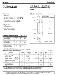 datasheet for GL381 by Sharp